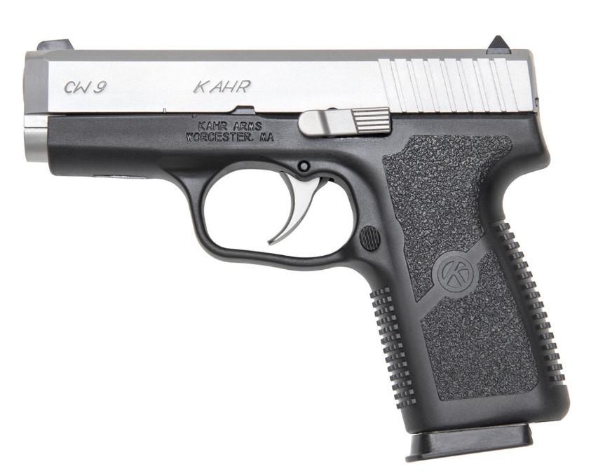 KAHR CW9 9MM 3.6 BLK/SS NS CA - Handguns